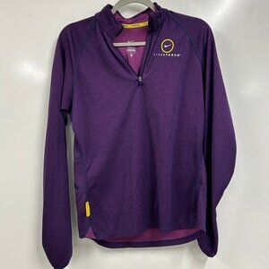 0423 Nike Dri-FIT LIVESTRONG Quarter Zip Running Jacket – Long Sleeve Activewear